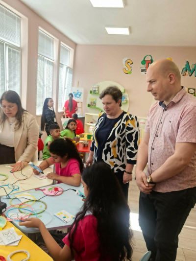 Откриване на нова училищна STEM среда 13